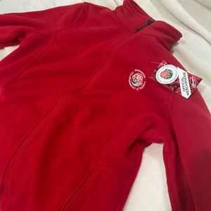 NWT Red Port Authority Zip Up
